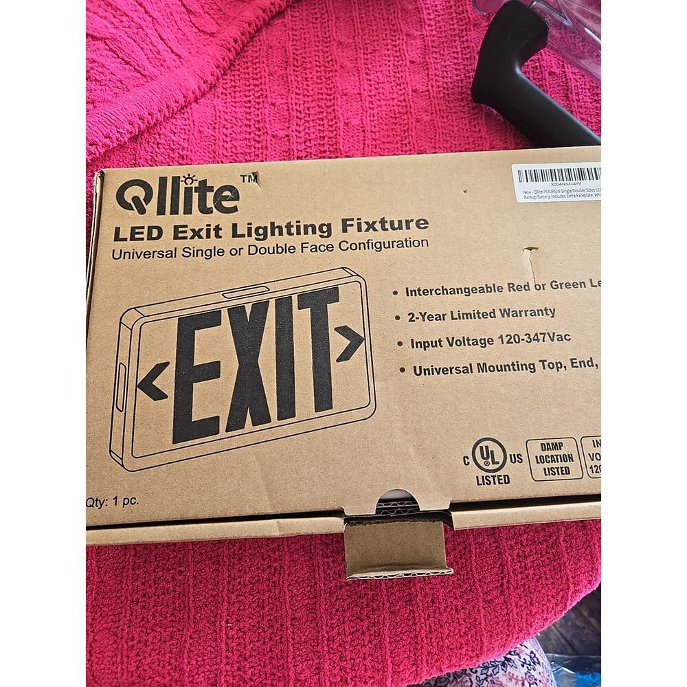 LED Exit Sign. Can Be Red Or Green